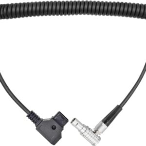 D TAP to LEMO Type 2 Pin Male Power Coiled Cable 1